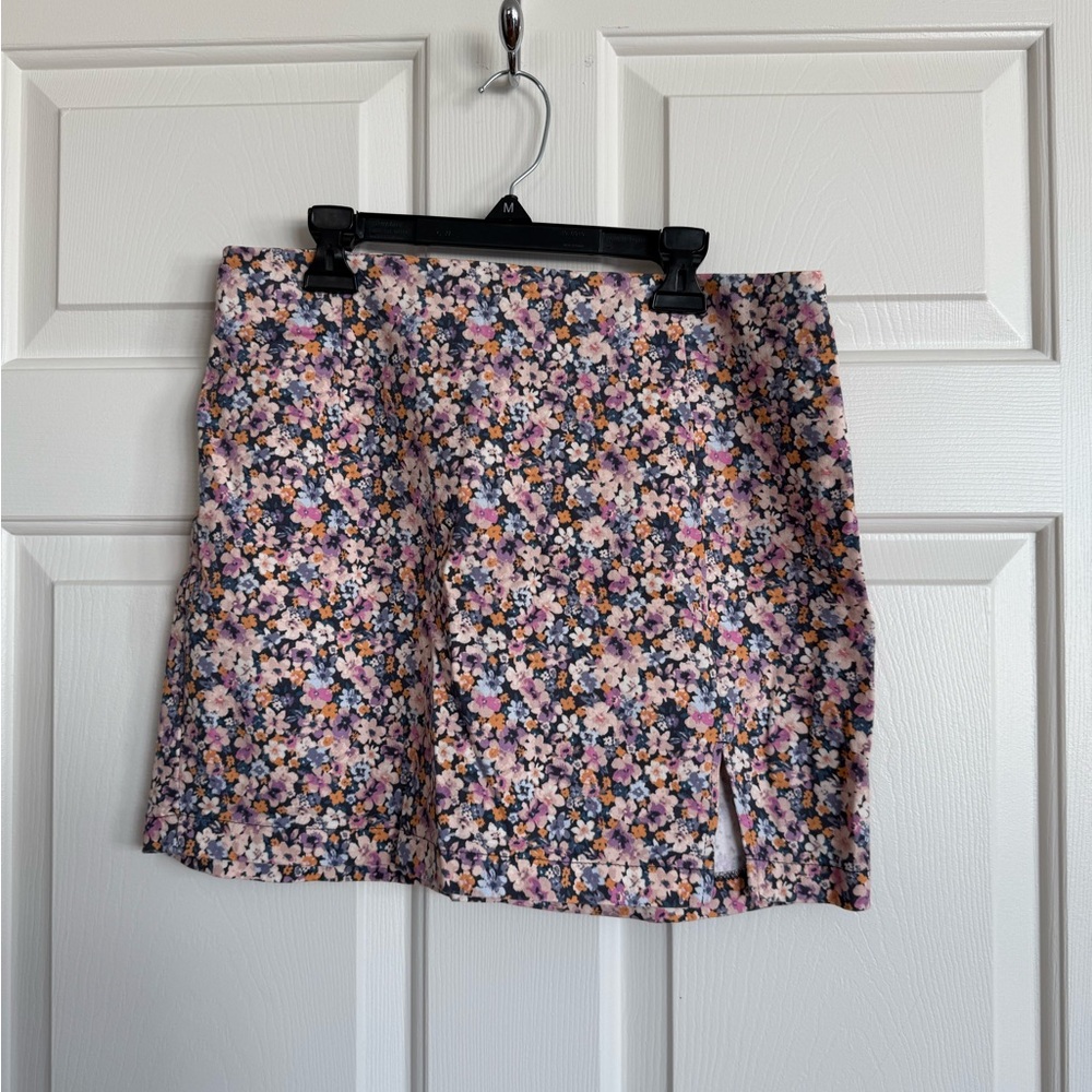 Wild Fable Floral Mini Skirt - Pink and Purple